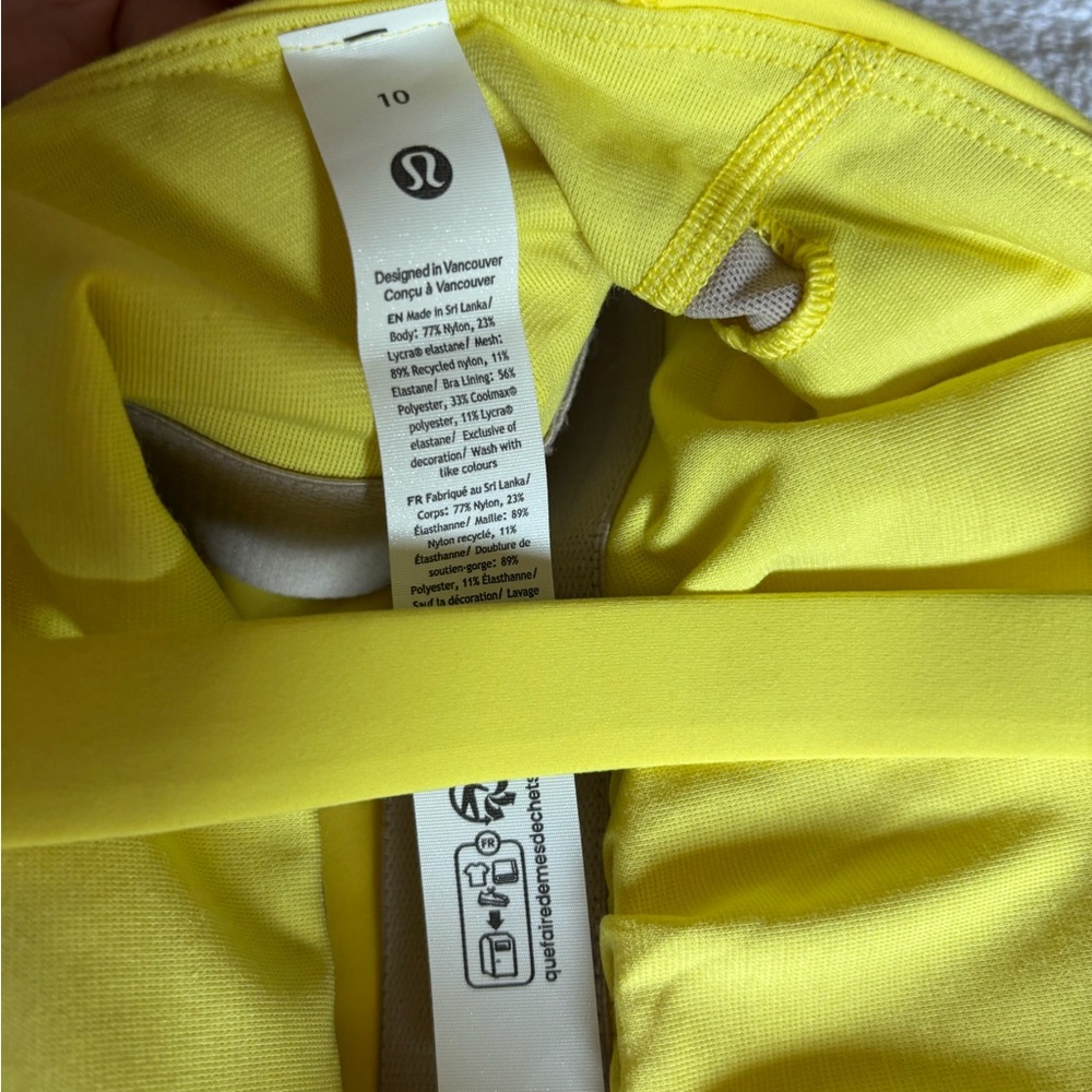 Lululemon Everlux Asymmetrical Tennis Tank ✨ - Picture 3 of 3